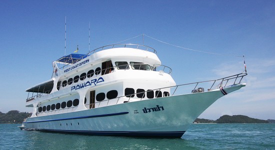 Pawara scuba diving boat