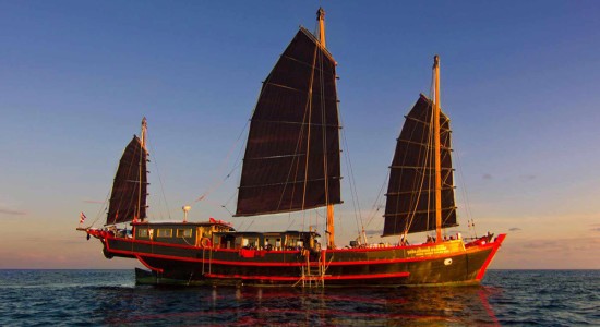 The Junk Liveaboard dive boat