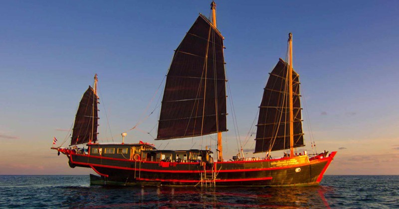The Junk Liveaboard dive boat